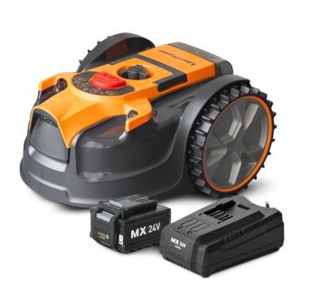 Robot tondeuse autonome 24V sans fil périmétrique - Le robot le plus simple du marché