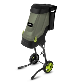 Broyeur de végétaux électrique 2600W avec sac récupérateur de 45L