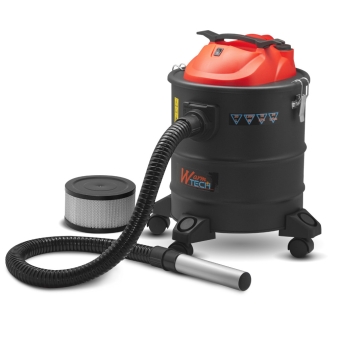 Vide cendres 1200W 20L avec soufflerie, fonction décolmatage et roues