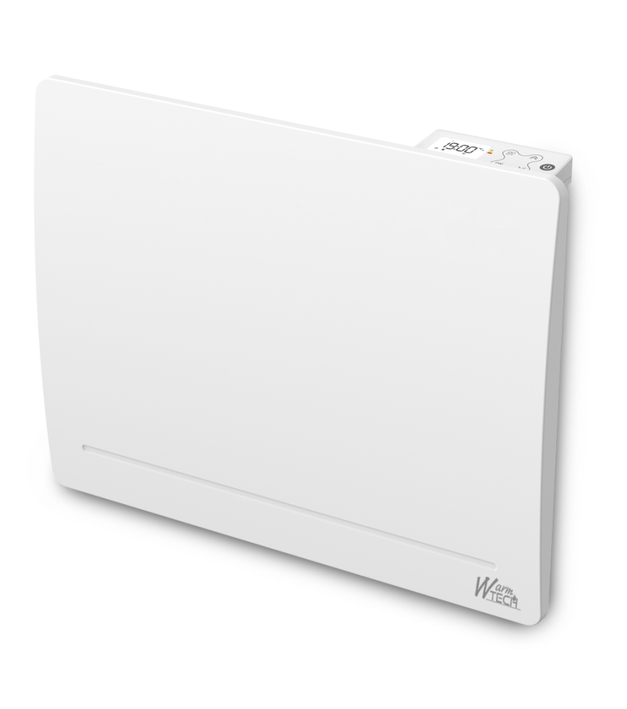 Gietijzeren radiator met inertie 1000 W - IP24 - NF - 6-standen pilootdraad.