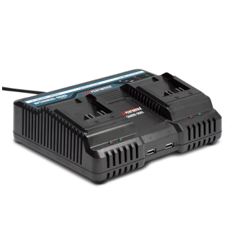 Chargeur double super rapide ventilé avec ports USB pour batterie concept X-Performer