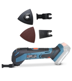 20 V accu-multifunctiegereedschap + accessoires – Geleverd zonder accu en oplader