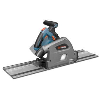 Draadloze 40V (2x20V) inlegcirkelzaag – 125 mm met 2 geleiders van 70 cm – geleverd zonder accu’s en oplader