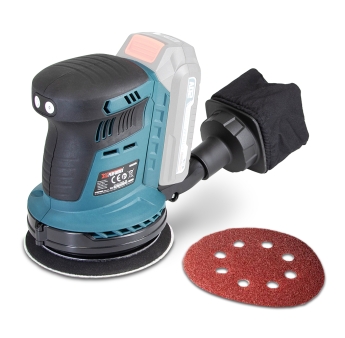 Ponceuse excentrique 20V max – 125mm avec moteur brushless livrée sans batterie ni chargeur