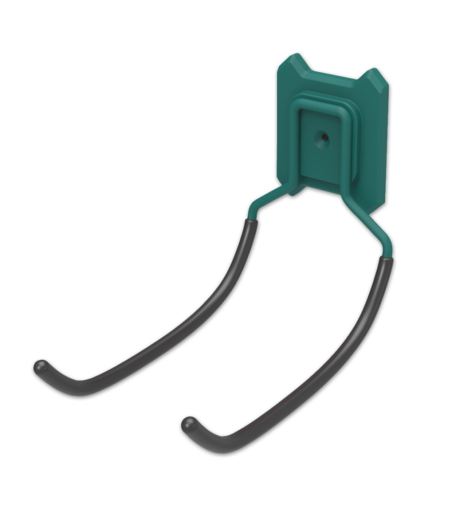 Double crochet courbé compatible avec le concept rangement X-Performer