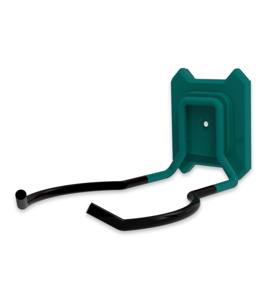 Gebogen dubbele haak, compatibel met het X-Performer-opbergconcept