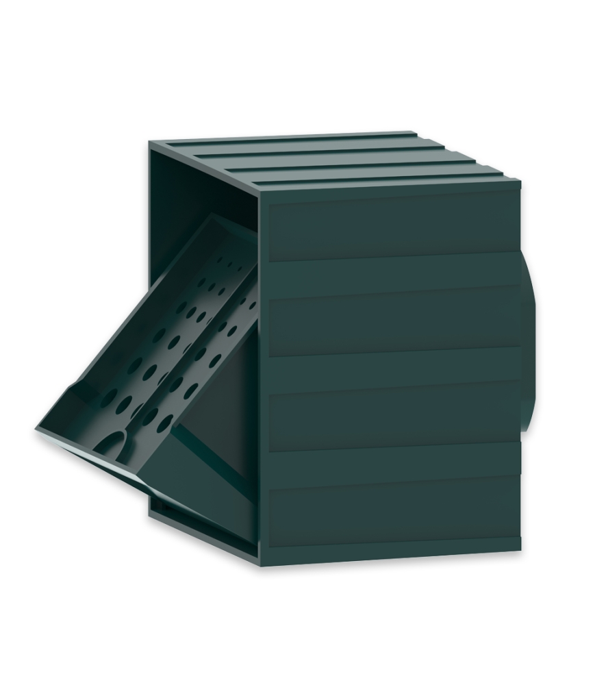 Boîte de rangement pour embouts et mèches compatible avec le concept rangement X-performer