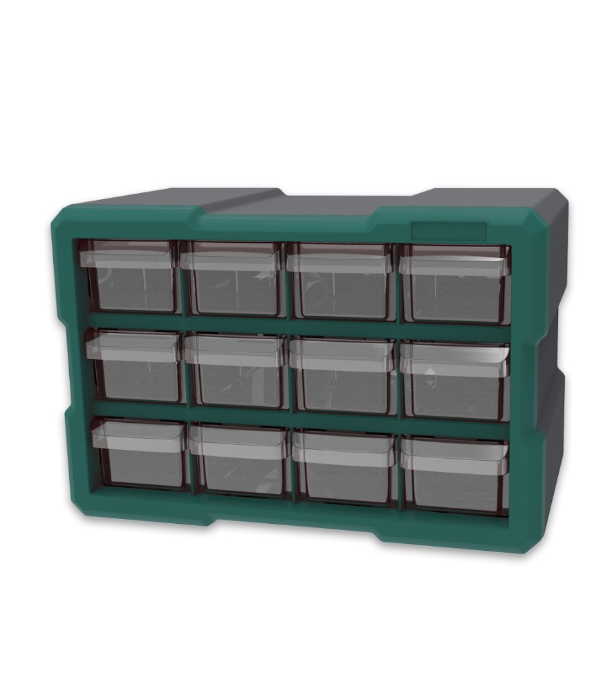 Organiseur 12 compartiments compatible avec le concept rangement X-Performer