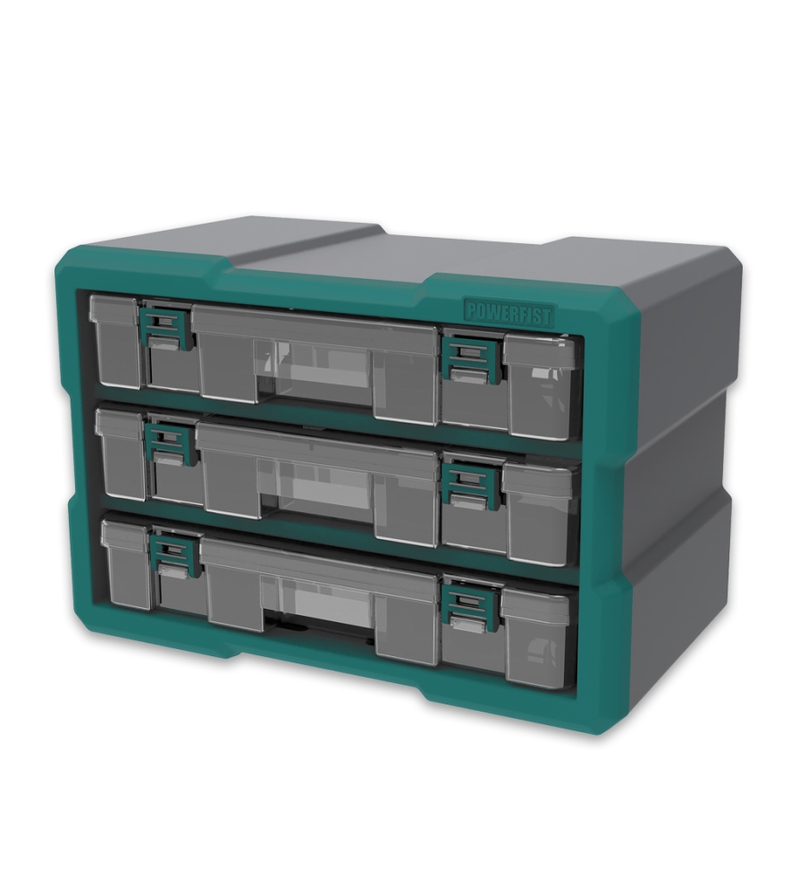 Organiseur 3 compartiments compatible avec le concept rangement X-Performer