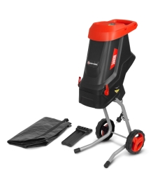 Broyeur de végétaux électrique 2600W avec sac récupérateur de 45L