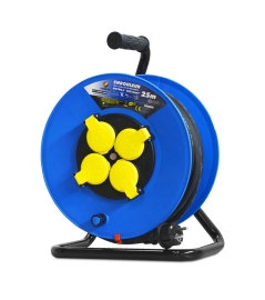 KABELHASPEL 4 STOPCONT.-H07RN-3G2.5-25M