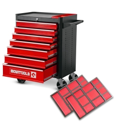 TROLLEY MET 7 LADEN + 2 ORGANIZERS