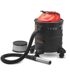 Vide cendres 1200W 20L avec soufflerie, fonction décolmatage et roues