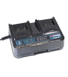 Chargeur double rapide avec ports USB pour batterie concept X-Performer