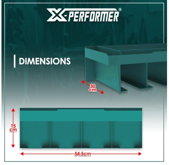 Etagère murale multifonctions compatible avec le concept rangement X-Performer