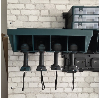 Etagère murale multifonctions compatible avec le concept rangement X-Performer