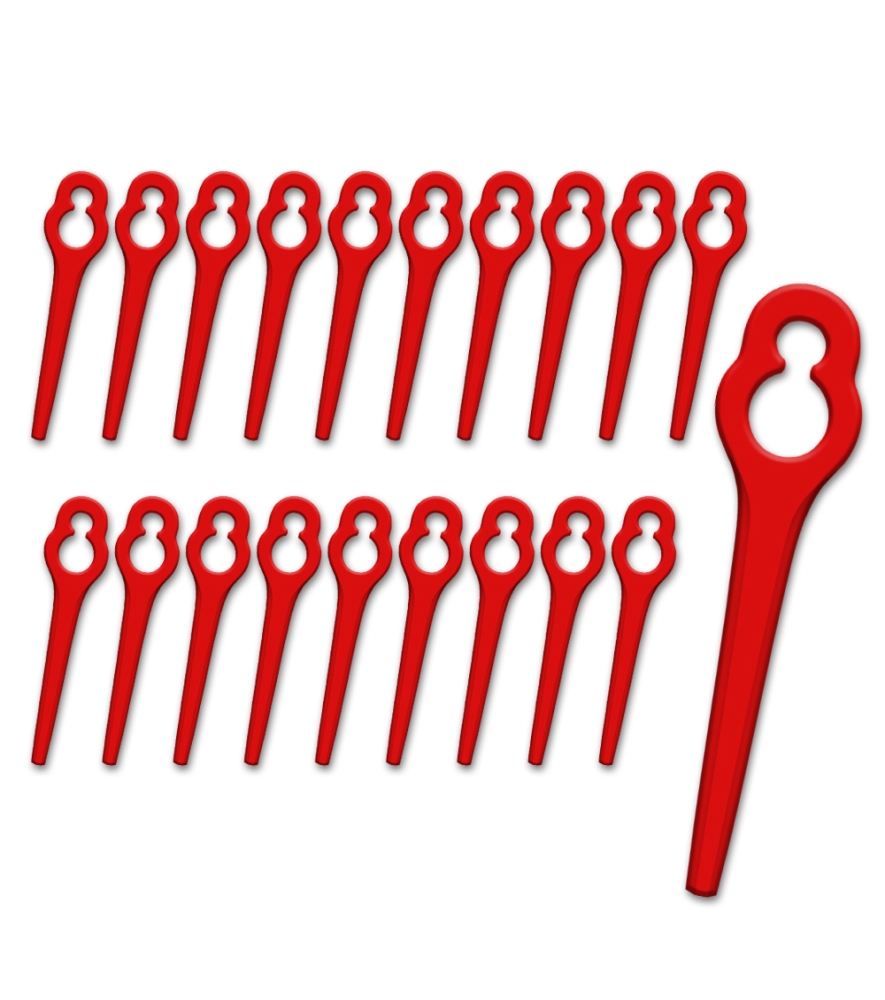 Set van 20 messen voor afkanten