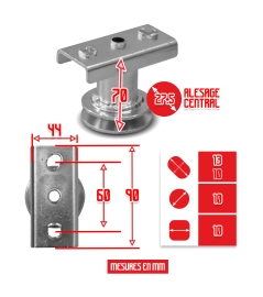 SUPPORT LAME POUR GTTAC46T144