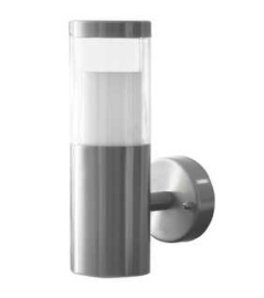 OPSTAANDE WANDLAMP INOX LED 7W+BLUETOO