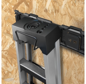 Crochet extra large avec bitée d'arrêt compatible avec le concept rangement X-Performer