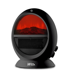 FOYER DECORATIF 2000W NOIR