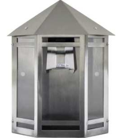 DEMI APPLIQUE INOX E27 60W