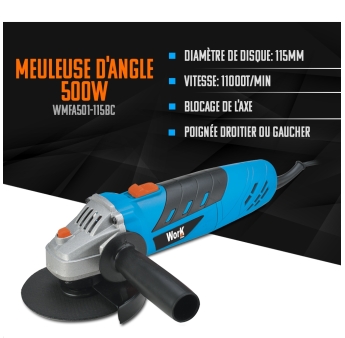MEULEUSE D'ANGLE 500W 115MM