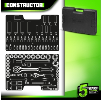 COFFRET A DOUILLES 94 PCS