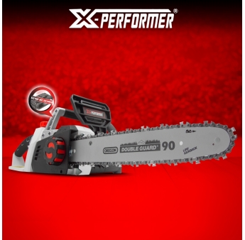 40V oplaadbare kettingzaag (2x20V) - Oregon zaagblad en ketting - Geleverd zonder accu