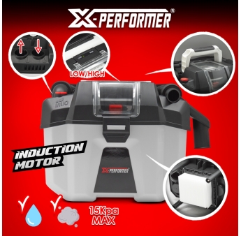 ASPIRATEUR EAU/POUSS. 20V SANS BAT/CHARG