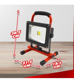 PROJECTEUR LED RECHARGEABLE 20W - 1400LM