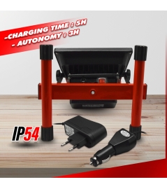 PROJECTEUR LED RECHARGEABLE 20W - 1400LM