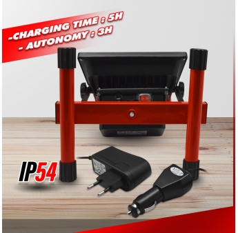 20W OPLAADBARE LED SPOT - 1400LM