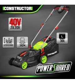 GRASMAAIER 2X20V MAX ZONDER BAT/LADER