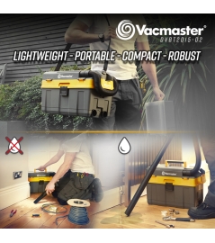 ZUIGER OP BATTERIJ 20V - 15L