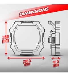 SPOT LED DE CHANTIER 40W - 4300LM