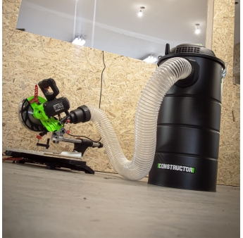 Aspirateur d'atelier 1200W avec cuve métallique 65L