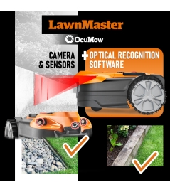 Robot tondeuse autonome 24V avec station de charge, sans fil périmétrique – Le robot le plus simple du marché