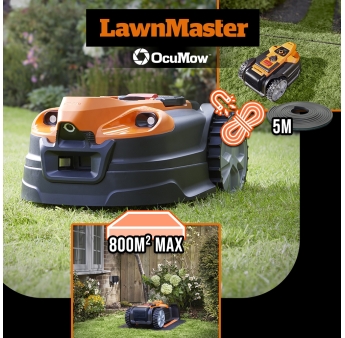 Robot tondeuse autonome 24V avec station de charge, sans fil périmétrique – Le robot le plus simple du marché