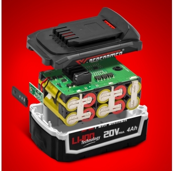 20V - 4Ah lithiumbatterij