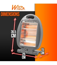 Chauffage halogène 800W