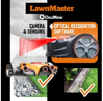 Robot tondeuse autonome 24V – 8Ah sans fil périmétrique – Le robot le plus simple du marché