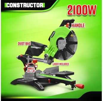 SCIE ONGL.RAD. 2100W 305MM DOUBLE ONGLET