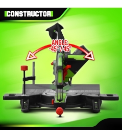 SCIE ONGL.RAD. 2100W 305MM DOUBLE ONGLET