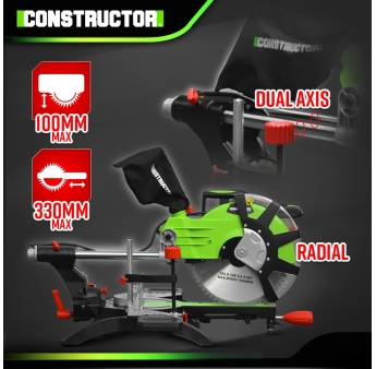 SCIE ONGL.RAD. 2100W 305MM DOUBLE ONGLET
