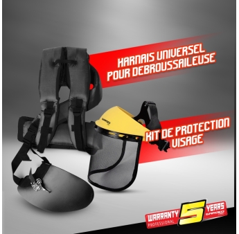 KIT PROTECTION VISAGE +HARNAIS UNIVERSEL