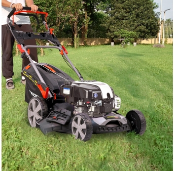 161CC getrokken benzinemaaier met Briggs en Stratton motor, mulchen en zij-uitworp