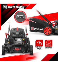 173 CC - 508 mm zelfrijdende benzinemaaier met zij-uitworp en mulchsysteem