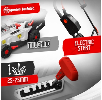 Oplaadbare grasmaaier 40V (2x20V) 4Ah - 37 cm met dubbele lader