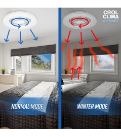 VENTILATEUR DE PLAFOND AVEC ECLAIRAGE + TELECOMMANDE